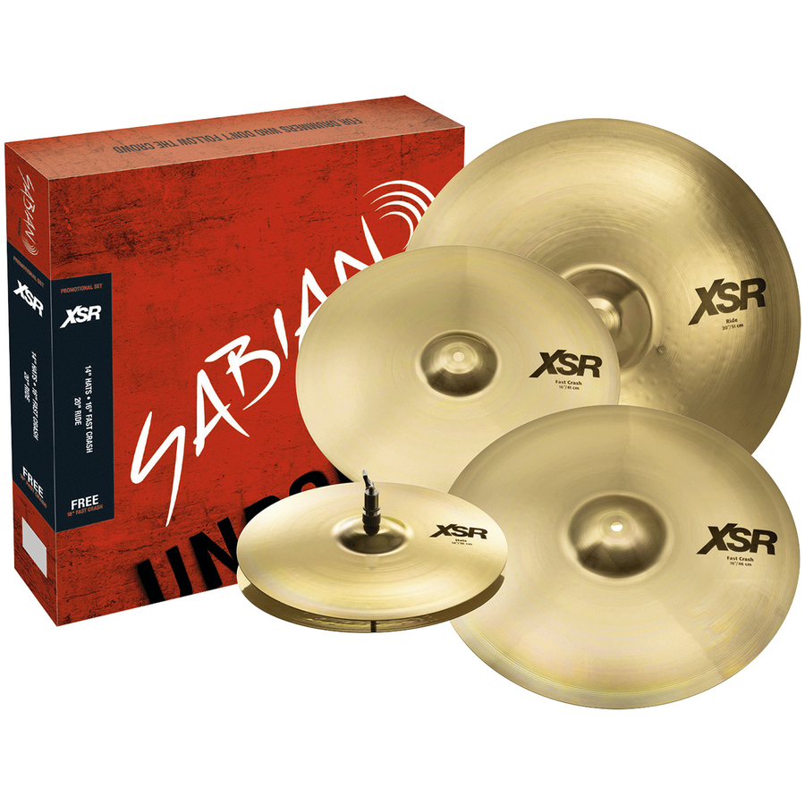 Sabian XSR Performance Set w/free 18″